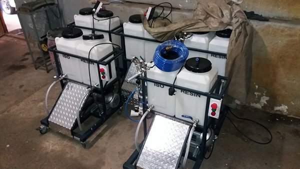 polyurethane application machine