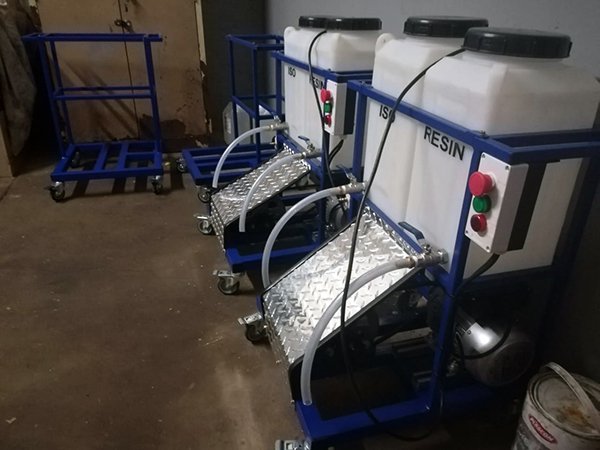 polyurethane application machine